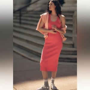 Sweaty Betty Resort Rib Tank Midi Dress